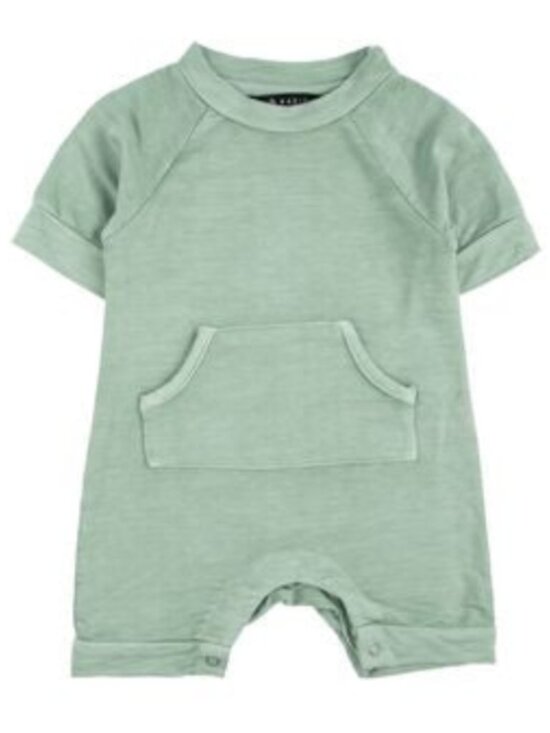 Miki Miette - SS Henry Romper - Crocodile Green - Picture 1 of 1